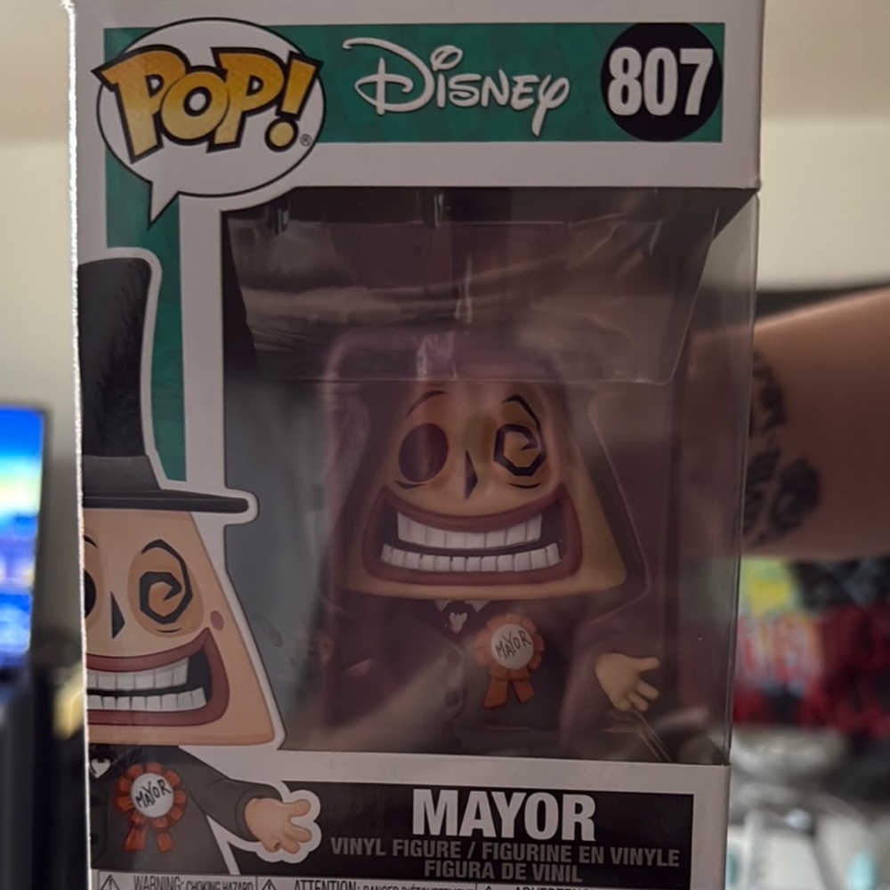 Disney Pop! Mayor Vinyl Figure with Black and White Details